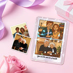Custom Photo & Text Anime - Style Double - Sided Game Card Personalized Anniversary Gift - DiyGiftly