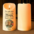 Custom Photo & Text Candle Light – Battery or USB Version Personalized Memorial Gift - DiyGiftly
