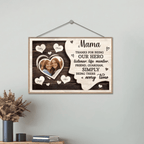 Custom Photo Thanks For Being My Guardian – Personalized Family 2 - Layered Wooden Plaque with Stand – A Meaningful Housewarming Gift for Mom, Honoring the Guardian Angel in Your Life 1121008 - DiyGiftly
