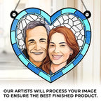 Custom Photo The Best Things In Life Are Better With You - Couple Personalized Window Hanging Suncatcher Ornament - Gift For Husband Wife, Anniversary 665416 - DiyGiftly