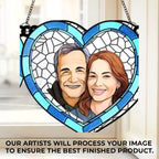 Custom Photo The Best Things In Life Are Better With You - Couple Personalized Window Hanging Suncatcher Ornament - Gift For Husband Wife, Anniversary 665416 - DiyGiftly