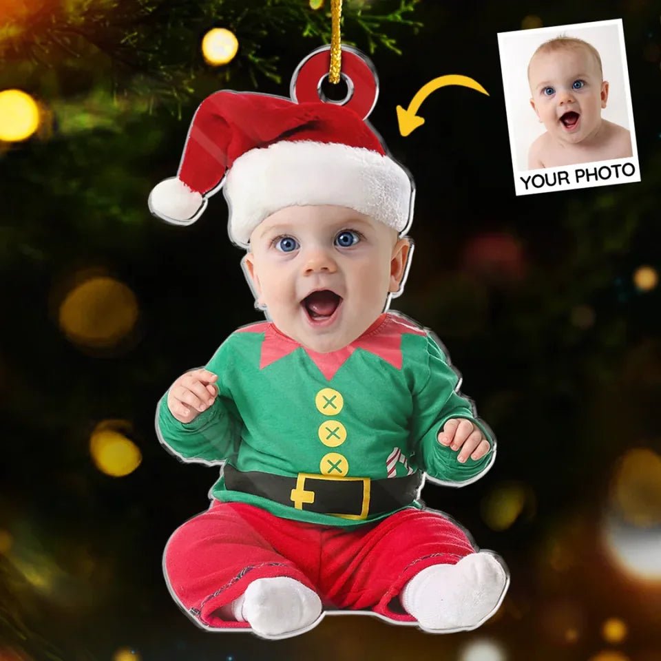 Custom Photo The Miracle Of Life - Family Personalized Custom Ornament - Acrylic Custom Shaped - Christmas Gift For Baby Kids, Newborn Baby 671550 - DiyGiftly