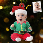 Custom Photo The Miracle Of Life - Family Personalized Custom Ornament - Acrylic Custom Shaped - Christmas Gift For Baby Kids, Newborn Baby 671550 - DiyGiftly