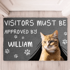 Doormat Standard Doormat Personalized Pet Portrait Decorative Mat for Home Display