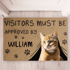 Doormat Standard Doormat Decorative Mat Personalized Pet Portrait Custom Entryway Accent