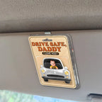 Custom Photo We Love You Daddy Personalized Acrylic Car Visor Clip – Custom Shaped Car Accessory, Unique Gift for Dad, Father, Grandpa, or Husband, Perfect for Birthday, Father’s Day, Christmas 52346880 - DiyGiftly