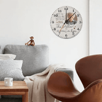 Custom Photo When You Miss Me - Loving, Memorial Gift For Family, Siblings, Friends - Personalized Wall Clock 742736 - DiyGiftly