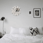 Custom Photo When You Miss Me - Loving, Memorial Gift For Family, Siblings, Friends - Personalized Wall Clock 742736 - DiyGiftly