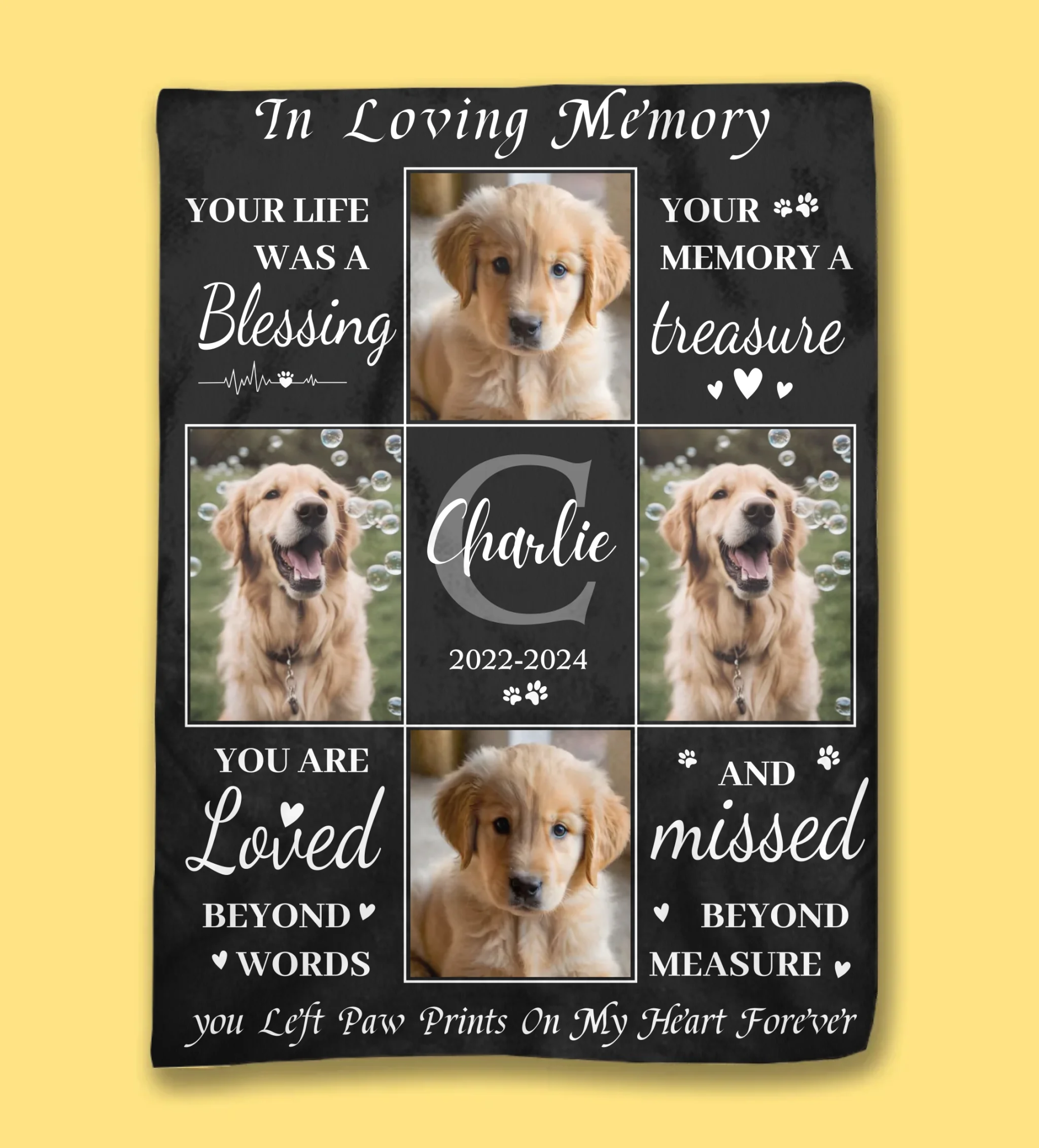 Custom Photo You Are Loved Beyond Words - Memorial Personalized Custom Blanket - Sympathy Gift For Pet Owners, Pet Lovers 681214 - DiyGiftly