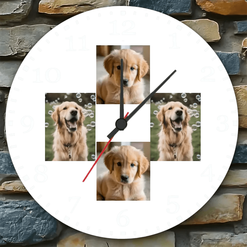 Custom Photo You Are Loved Beyond Words - Memorial Personalized Custom Wall Clock - Sympathy Gift For Pet Owners, Pet Lovers 743143 - DiyGiftly
