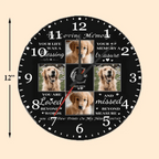 Custom Photo You Are Loved Beyond Words - Memorial Personalized Custom Wall Clock - Sympathy Gift For Pet Owners, Pet Lovers 743143 - DiyGiftly