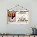 Custom Photo You Are The World – Personalized 2 - Layered Wooden Plaque with Stand, Family Gift for Mom, Thoughtful Housewarming or Mother’s Day Keepsake 1122201 - DiyGiftly