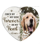 Personalized Photo Ceramic Heart Ornament Ceramic Heart Keepsake