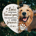 Ceramic Ceramic Heart Ornament Personalized Photo Ceramic Heart Keepsake