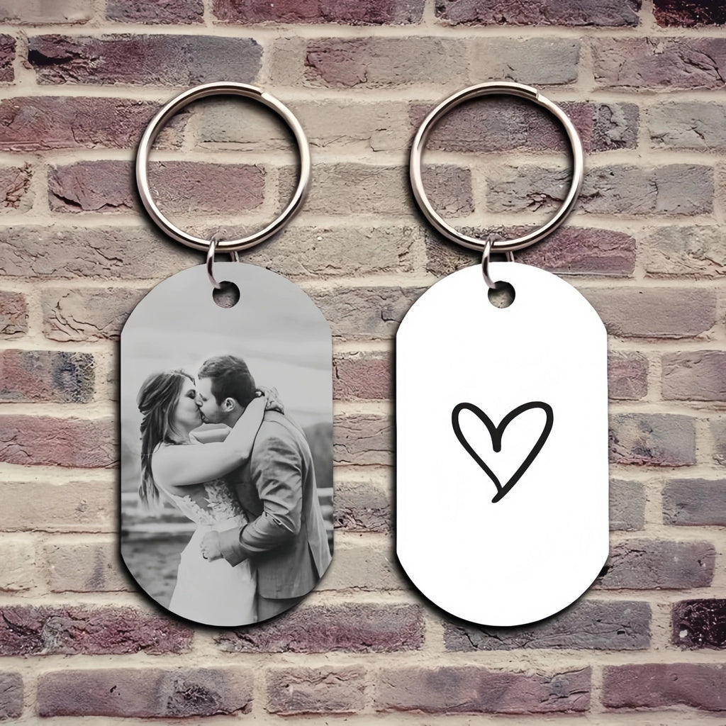 Custom Picture Keychain, Personalized Keychain Gift For Him, Birthday Gift For Her, Personalized Photo Keychain, Valentines Day Gift For Her 07757568 - DiyGiftly