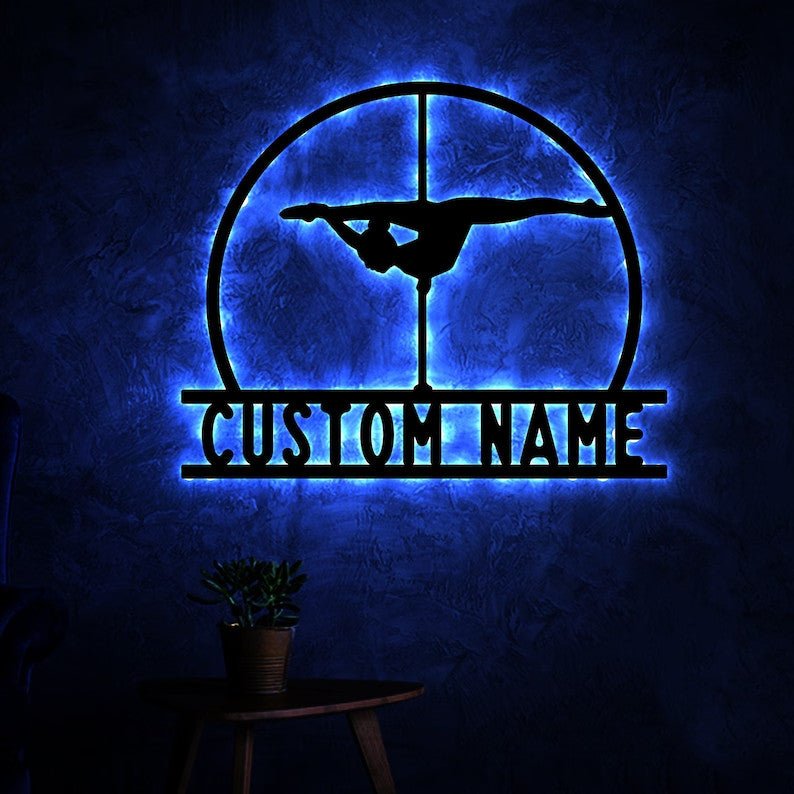 Custom Pole Dancer Gift – Personalized Wall Art, Metal Sign, or Home Decor for Pole Dance Enthusiasts 59876352 - DiyGiftly