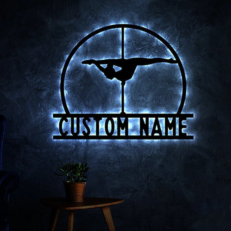 Custom Pole Dancer Gift – Personalized Wall Art, Metal Sign, or Home Decor for Pole Dance Enthusiasts 59876352 - DiyGiftly