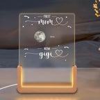 Custom Shaped 3D LED Walnut Night Light - Personalized Mother's Day & Birthday Gifts for Mom, Grandma - A Heartfelt Tribute to Love Through Every Phase of Life 1118568 - DiyGiftly