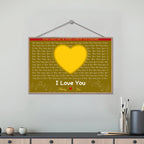 Custom Song Lyrics, Upload Photo, Customizable Name And Text Wooden Plaque Art 732543 - DiyGiftly