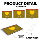 Custom Song Lyrics, Upload Photo, Customizable Name And Text Wooden Plaque Art 732543 - DiyGiftly