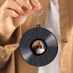 Custom Song Lyrics, Vinyl Record Art, Upload Photo - Custom - made couple names keychain 734466 - DiyGiftly