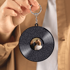 Custom Song Lyrics, Vinyl Record Art, Upload Photo - Custom - made couple names keychain 734466 - DiyGiftly