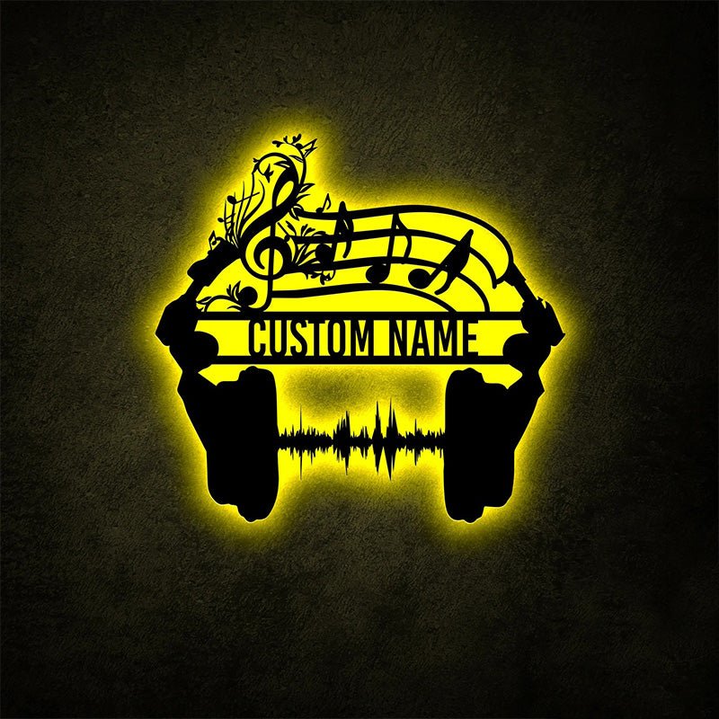 Custom Sound DJ Club Name Metal Sign – Personalized Nightclub and Bar Wall Art, Custom DJ Logo Metal Plaque, Unique Gifts for Disc Jockeys and Music Lovers 75243520 - DiyGiftly