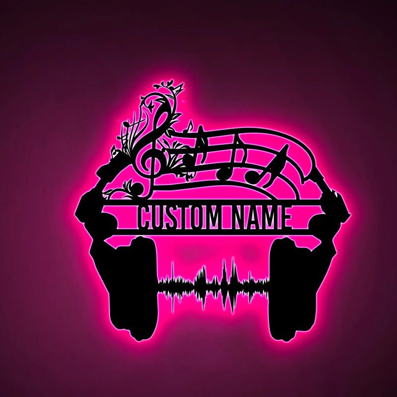Custom Sound DJ Club Name Metal Sign – Personalized Nightclub and Bar Wall Art, Custom DJ Logo Metal Plaque, Unique Gifts for Disc Jockeys and Music Lovers 75243520 - DiyGiftly