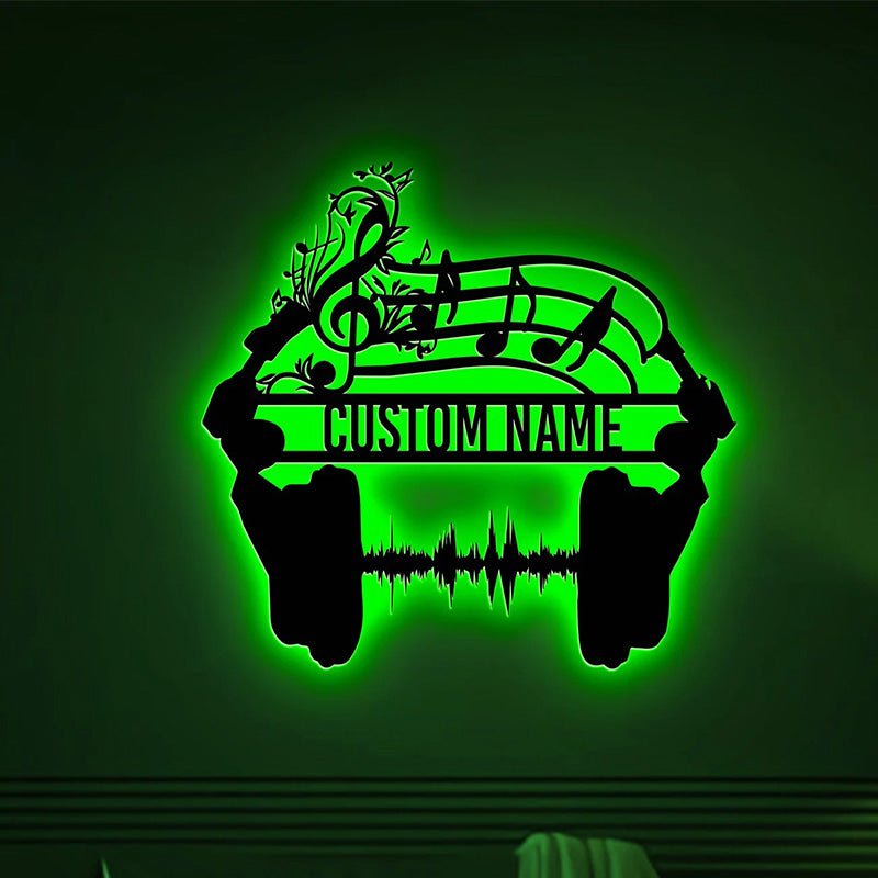 Custom Sound DJ Club Name Metal Sign – Personalized Nightclub and Bar Wall Art, Custom DJ Logo Metal Plaque, Unique Gifts for Disc Jockeys and Music Lovers 75243520 - DiyGiftly