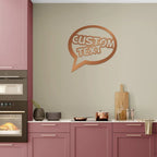 Custom Speech Bubble Metal Signs – Personalized Wall Decor, Fun and Unique Home or Office Sign, Custom Name or Message Gift for Friends, Family, or Colleagues 68872192 - DiyGiftly