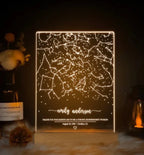 Custom star map by date, Star map night light, Personalized constellation map, Night sky by date, Engagement gift for him and her 758948 - DiyGiftly