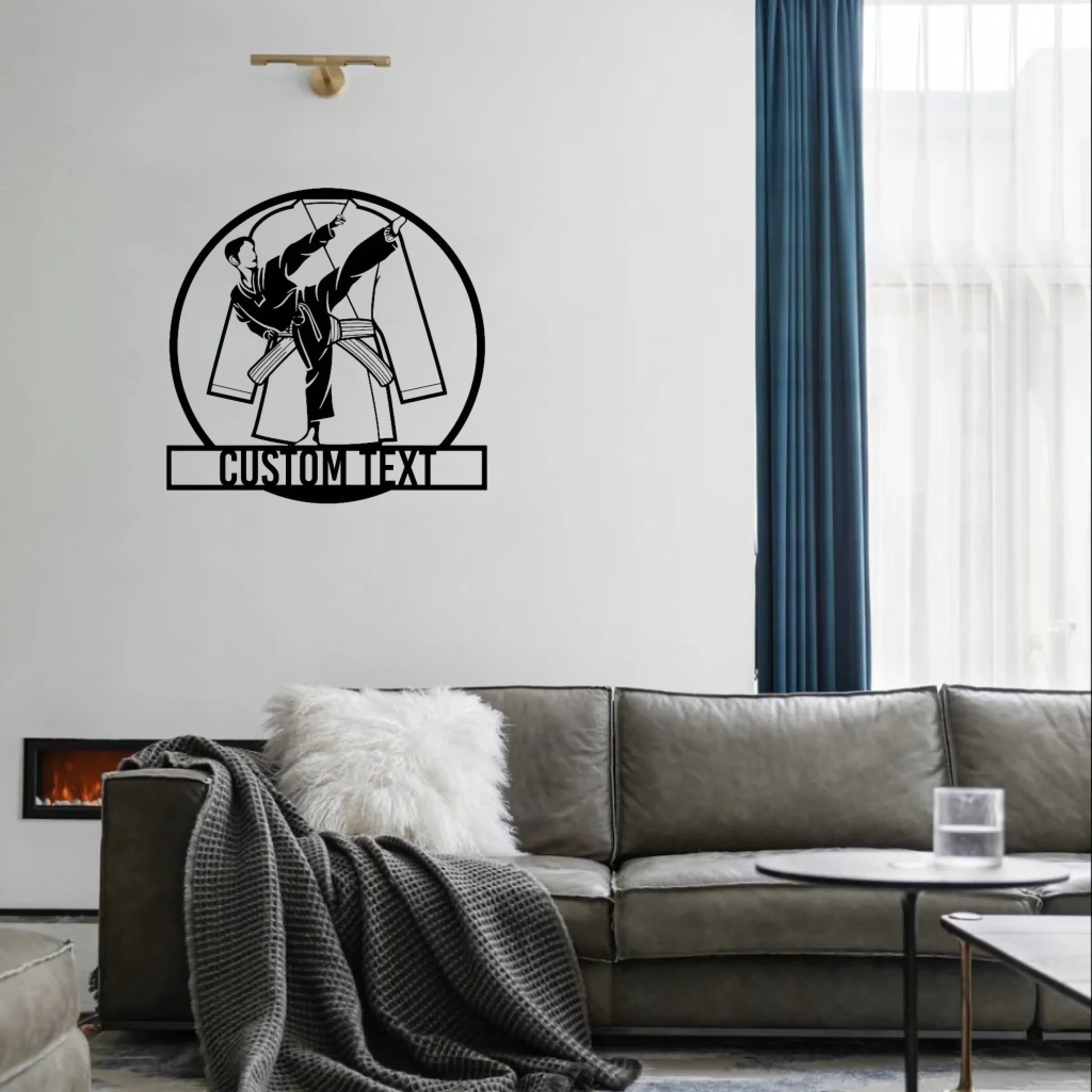 Custom Taekwondo Fan Club Metal Decor – Personalized Martial Arts Wall Art for Dojangs, Gyms, Studios & Home Training Areas – Unique Gift for Taekwondo Practitioners, Students, Athletes & Fans 1083073 - DiyGiftly