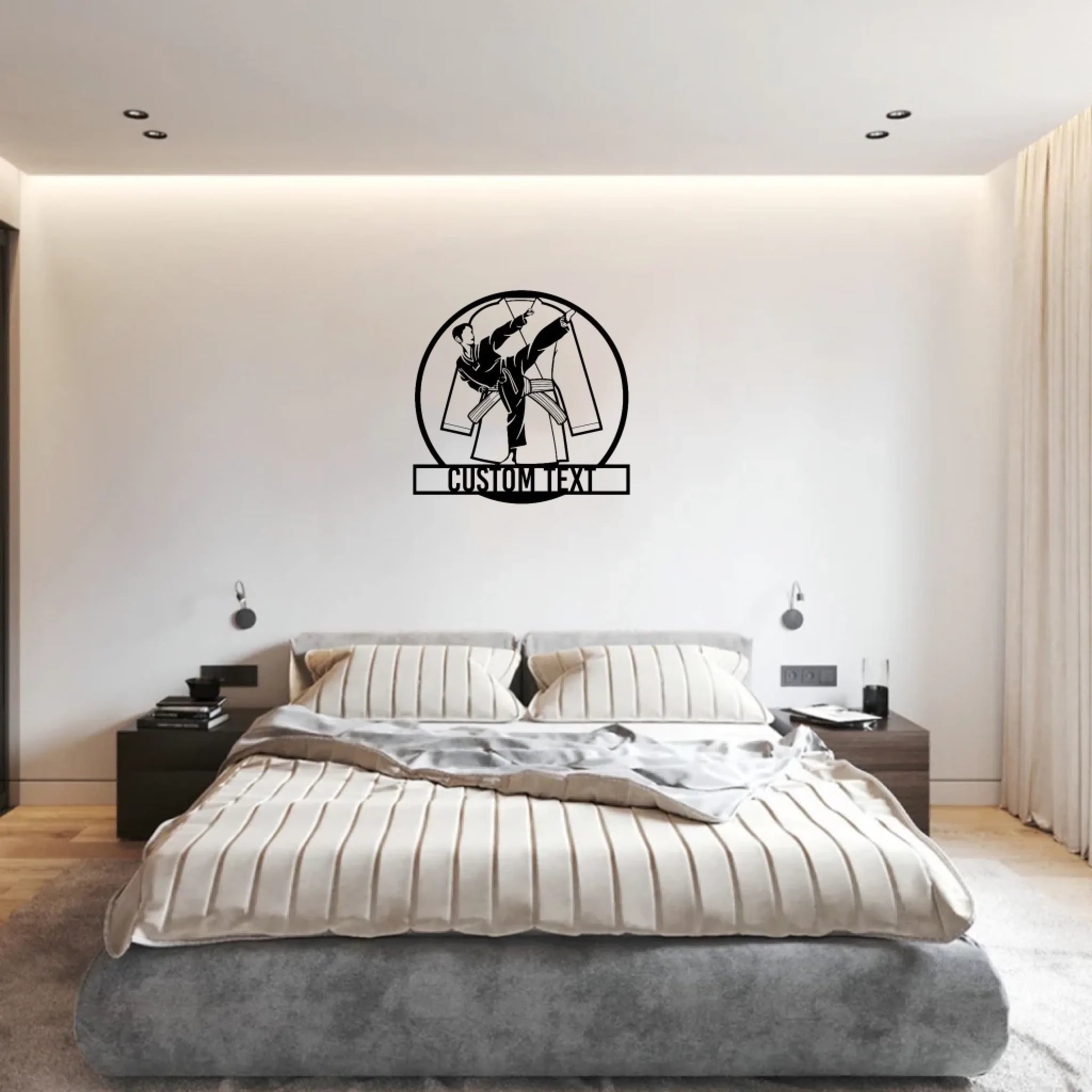 Custom Taekwondo Fan Club Metal Decor – Personalized Martial Arts Wall Art for Dojangs, Gyms, Studios & Home Training Areas – Unique Gift for Taekwondo Practitioners, Students, Athletes & Fans 1083073 - DiyGiftly