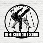 Custom Taekwondo Fan Club Metal Decor – Personalized Martial Arts Wall Art for Dojo, Home Gym, or Bedroom, LED Metal Sign for Taekwondo Enthusiasts, Students, and Martial Arts Fans 88509952 - DiyGiftly