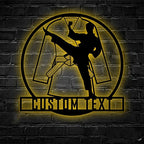 Custom Taekwondo Metal Wall Art with LED Light – Personalized Martial Arts Sign for Kids’ Room, Dojo, Home Gym, or Bedroom, Unique Gift for Taekwondo Students and Martial Arts Enthusiasts 88459008 - DiyGiftly