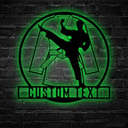 Custom Taekwondo Metal Wall Art with LED Light – Personalized Martial Arts Sign for Kids’ Room, Dojo, Home Gym, or Bedroom, Unique Gift for Taekwondo Students and Martial Arts Enthusiasts 88459008 - DiyGiftly
