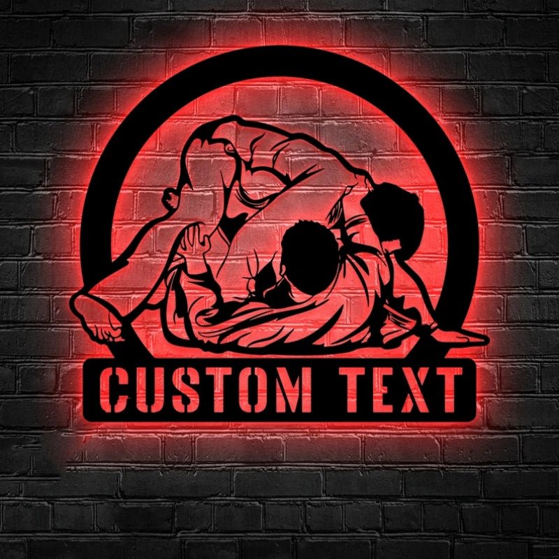 Custom Taekwondo Metal Wall Art with LED Light – Personalized Martial Arts Wall Sign for Kids’ and Teens’ Bedrooms, Home Gym, or Dojo, Unique Custom Gift for Taekwondo Students and Martial Arts Fans 13068032 - DiyGiftly