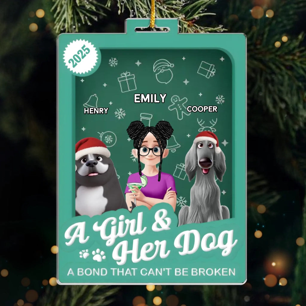 Custom Toy Box Acrylic Ornament – Personalized Christmas & Birthday Gift for Dog Lovers, Dog Dad and Dog Mom – Unique Custom Photo Pet Keepsake, A Girl’s Best Friend Forever Dog Ornament for Holiday Tree 11051375 - DiyGiftly
