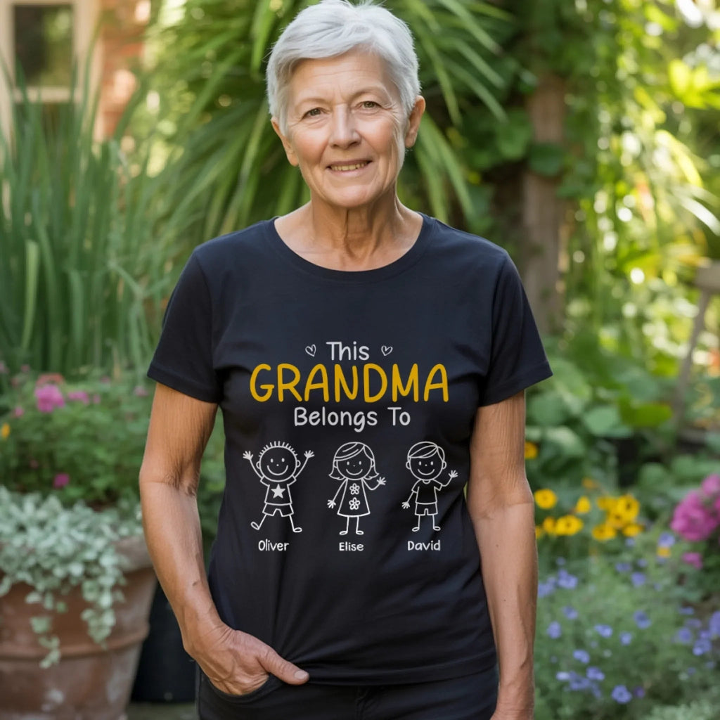 Custom Unisex T-Shirt - Personalized Birthday Gift For Dad & Grandpa, Perfect "Promoted To Grandpa" Keepsake to Celebrate New Grandpa Status 56138752 - DiyGiftly