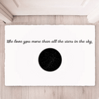 Custom We Love You More Than All the Stars in the Sky Doormat 725852 - D - DiyGiftly