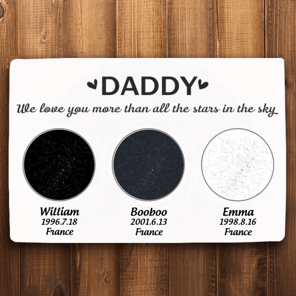Custom We Love You More Than All the Stars in the Sky Doormat 725852 - D - DiyGiftly