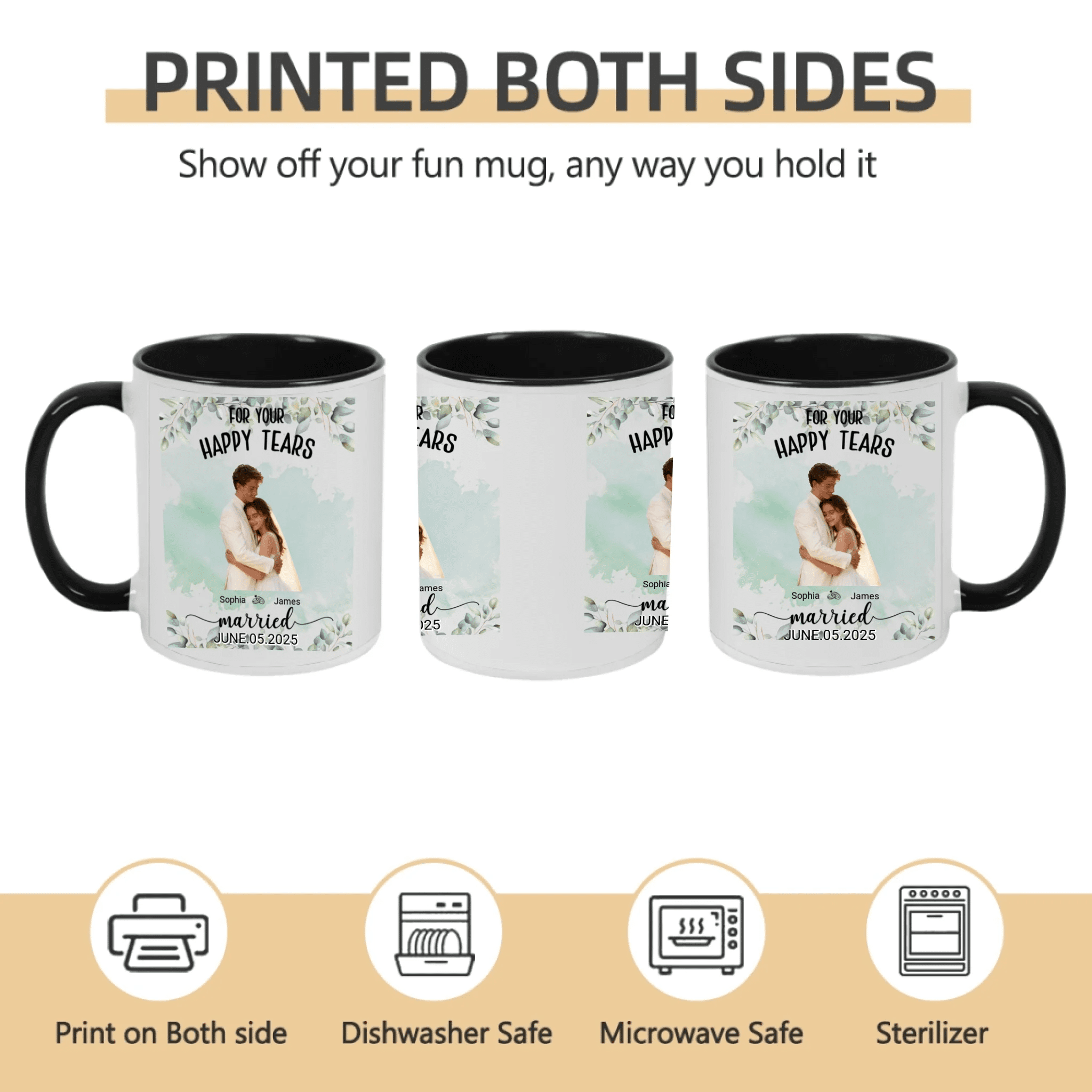 Custom Wedding Gift for Couple – Personalized Mug, Blanket, Wall Art, Keychain, Acrylic LED Light, and Metal Sign with Names and Date – Perfect for Bride and Groom, Engagement, or Wedding Day 1033930 - 1034068 - DiyGiftly