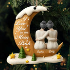 Custom Wood Ornament – Personalized Christmas & Birthday Gift for Best Friends, Sisters, and BFFs – “Best Friends Through Every Season” Keepsake 1054735 - DiyGiftly