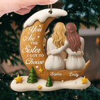 Custom Wood Ornament – Personalized Christmas & Birthday Gift for Best Friends, Sisters, and BFFs – “Best Friends Through Every Season” Keepsake 1054735 - DiyGiftly