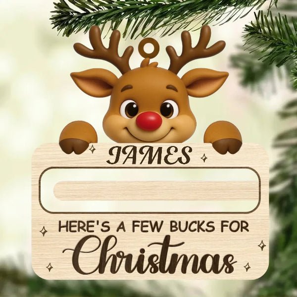 Custom Wooden Money Holder Ornament – Personalized Christmas & Birthday Gift for Kids – Cute Little Stars of Christmas Joy – Unique Keepsake Holiday Decoration with Name Customization 1059421 - DiyGiftly