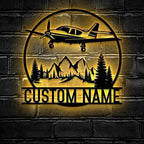 Customized Airplane Name Metal Sign – Personalized Aviation Wall Decor for Kids’ Room, Bedroom, Nursery, Travel Enthusiast, or Home Office Gift 4768640 - DiyGiftly