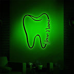 Customized Dentist Teeth Metal Decoration Personalized Dental Clinic Office Wall Art Gift 43016192 - DiyGiftly