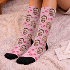 Customized Face Socks , Personalized socks for couples, gifts for him, gifts for her, Custom photo Socks, Valentine's Day Socks,Father's Day 66010112 - DiyGiftly