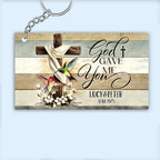 Customized Gift For Couple Wedding Anniversary Acrylic Keychain 737087 - DiyGiftly