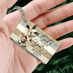 Customized Gift For Couple Wedding Anniversary Acrylic Keychain 737087 - DiyGiftly